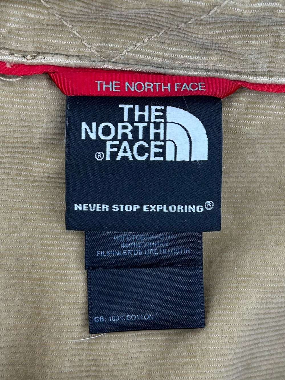 The North Face Corduroy Button-Up Shirt Jacket - Khaki - Picture 5 of 10